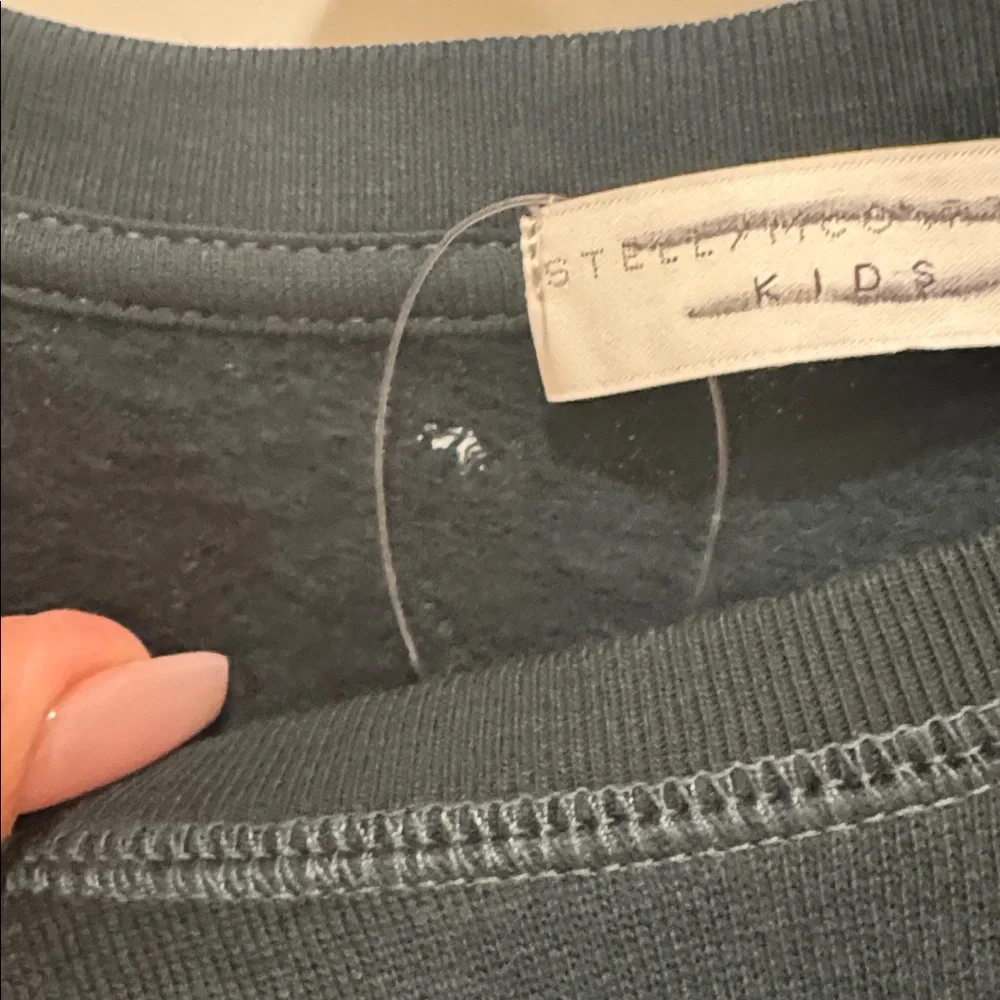 Stella McCartney Kids Gray and black Sweatshirt dress size 12 - Picture 8 of 8